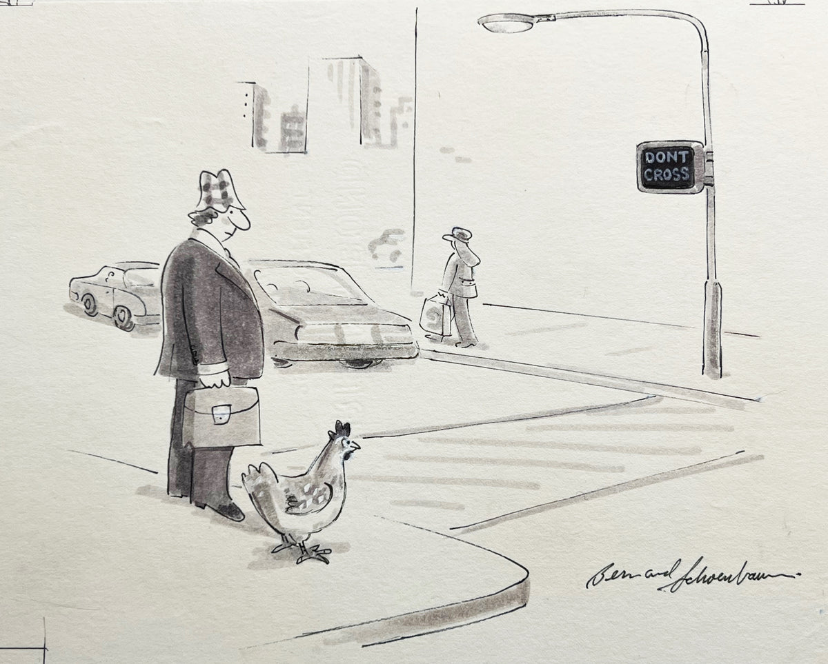 Don't Cross | Original And Unique New Yorker Magazine Cartoon Art ...