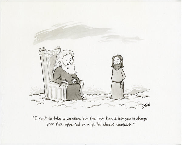 Your Face Appeared On A Grilled Cheese Sandwich