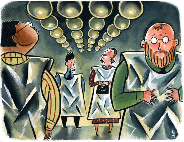 Josiah McElheny’s “The Metal Party”