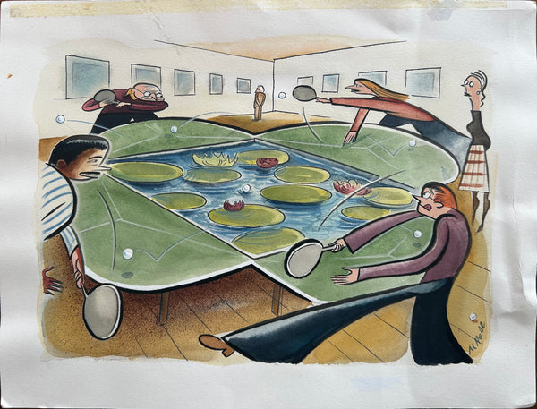 Gabriel Orozco Reimagines Ping-Pong