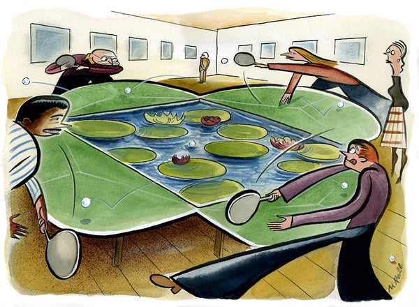 Gabriel Orozco Reimagines Ping-Pong