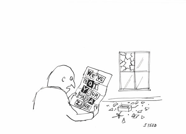 Cartoonish Ransom Note Ransom Note | Original And Unique New Yorker Magazine Cartoon Art ...