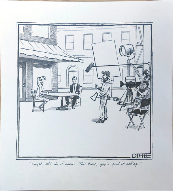 Cartoons Diffee Good At Acting | Original And Unique New Yorker Magazine Cartoon Art ...