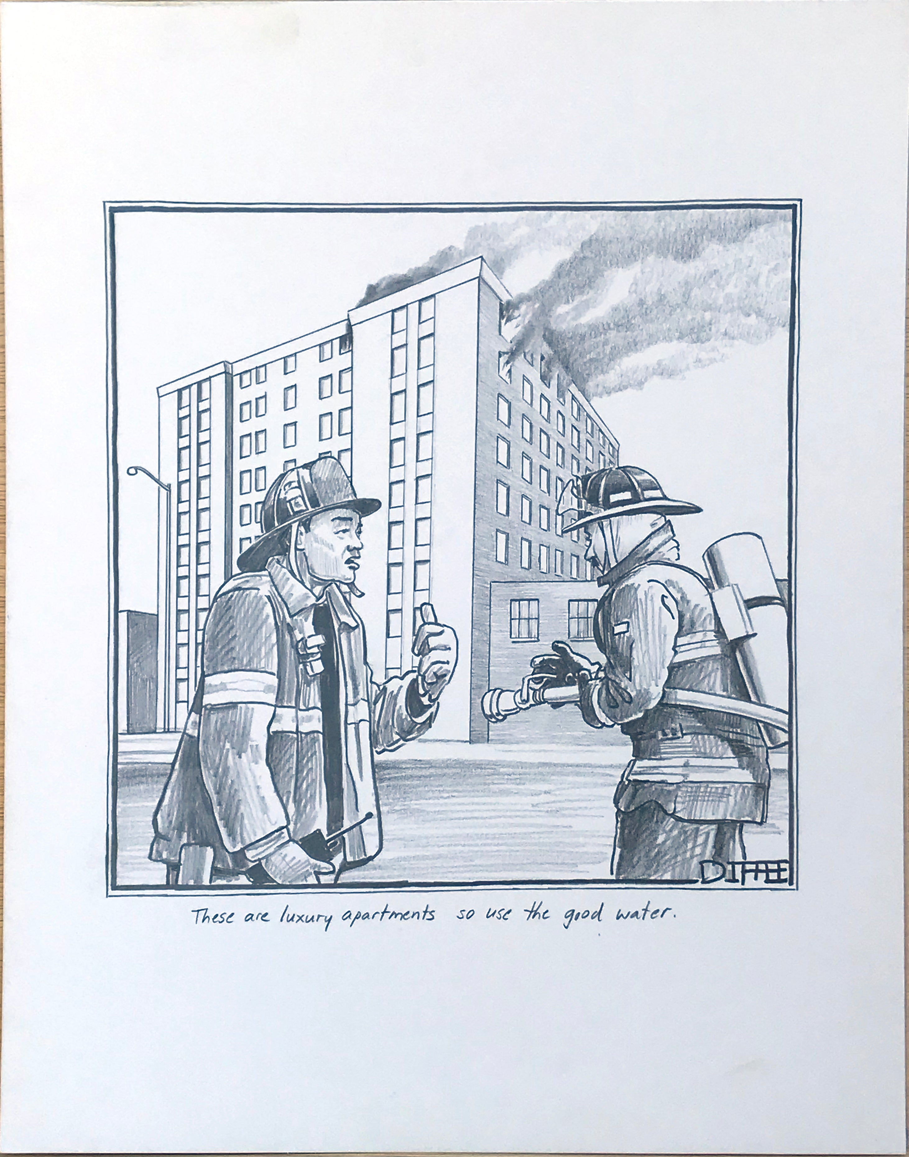 Diffee Cartoons Use The Good Water | Original And Unique New Yorker Magazine Cartoon ...