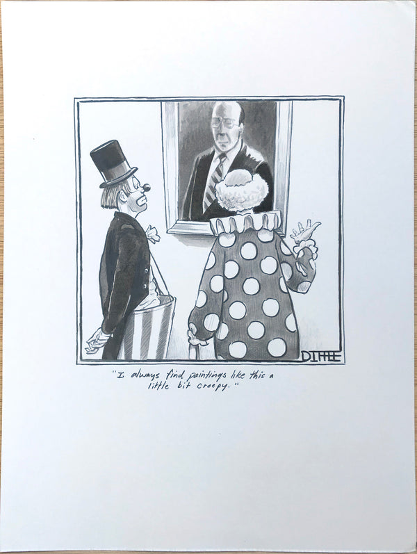 Diffee Cartoons Creepy Paintings | Original And Unique New Yorker Magazine Cartoon Art ...