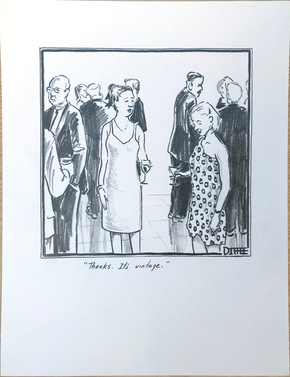 Cartoons Diffee It's Vintage | Original And Unique New Yorker Magazine Cartoon Art ...