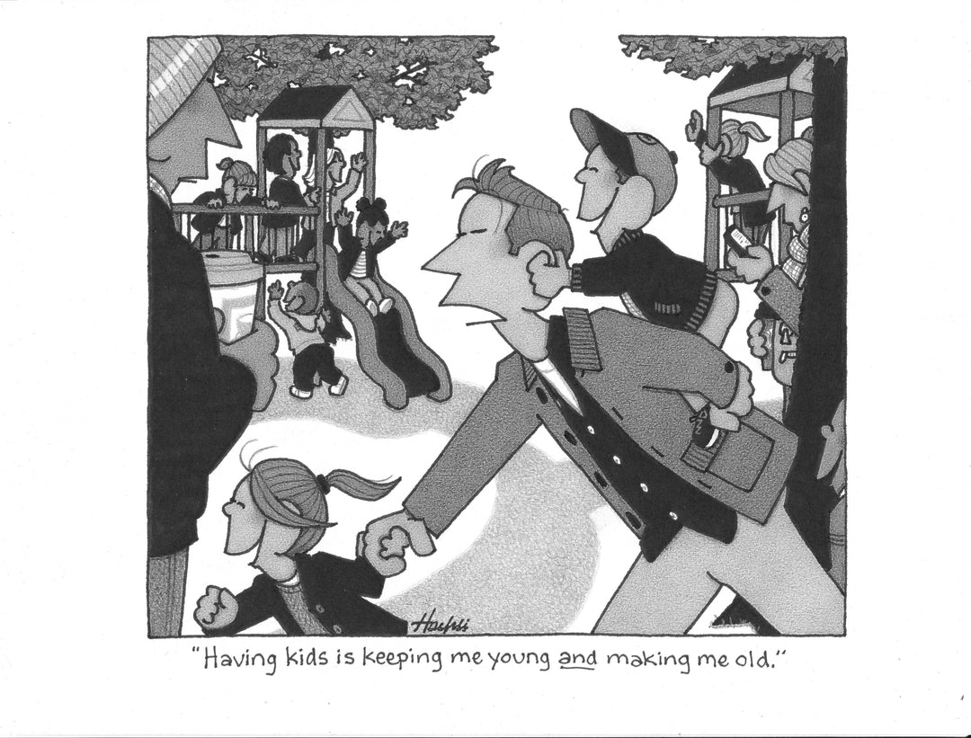 Having Kids Original And Unique New Yorker Magazine Cartoon Art having-kids-original-and-unique-new-yorker-magazine-cartoon-art