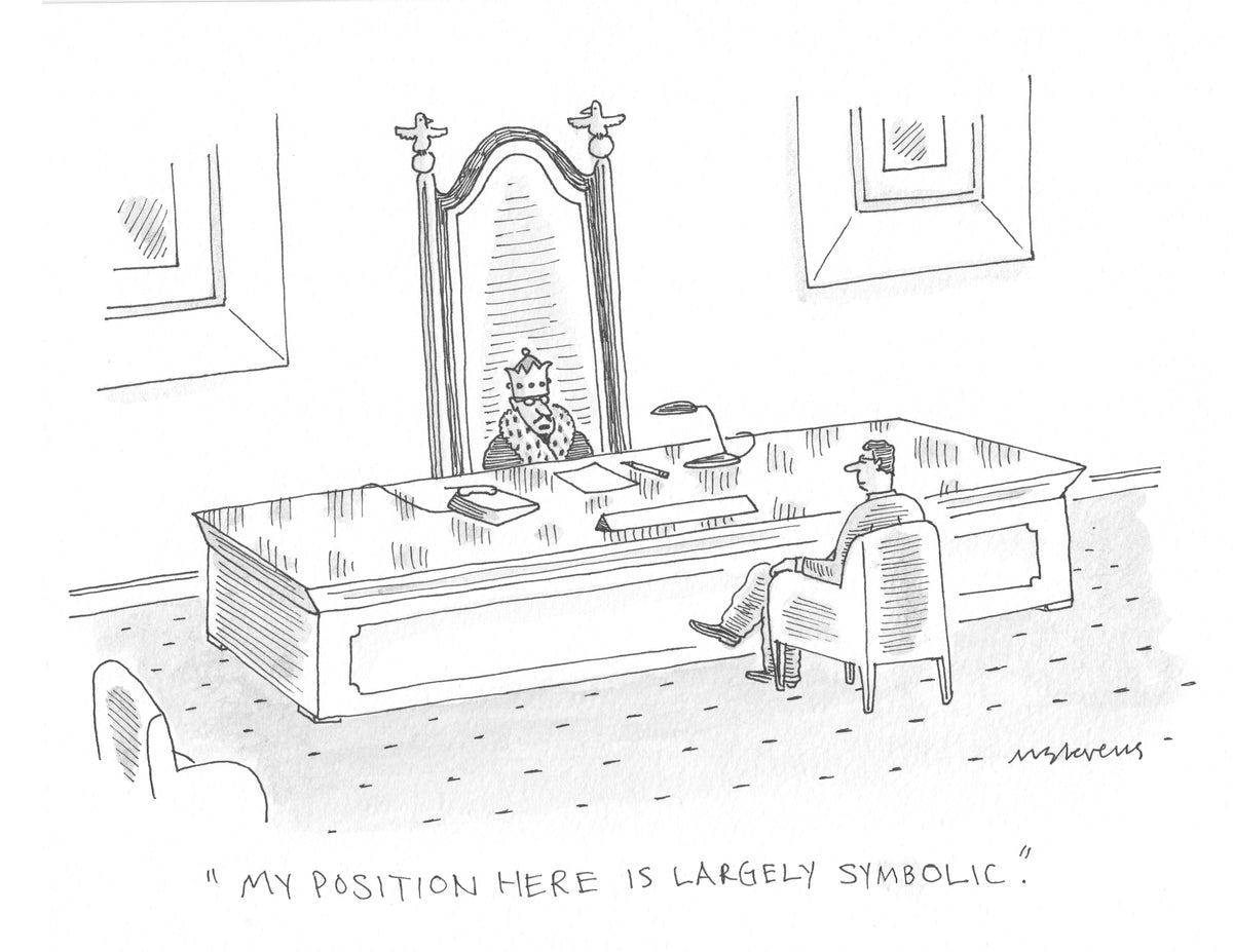 Position is Symbolic | Original And Unique New Yorker Magazine Cartoon ...
